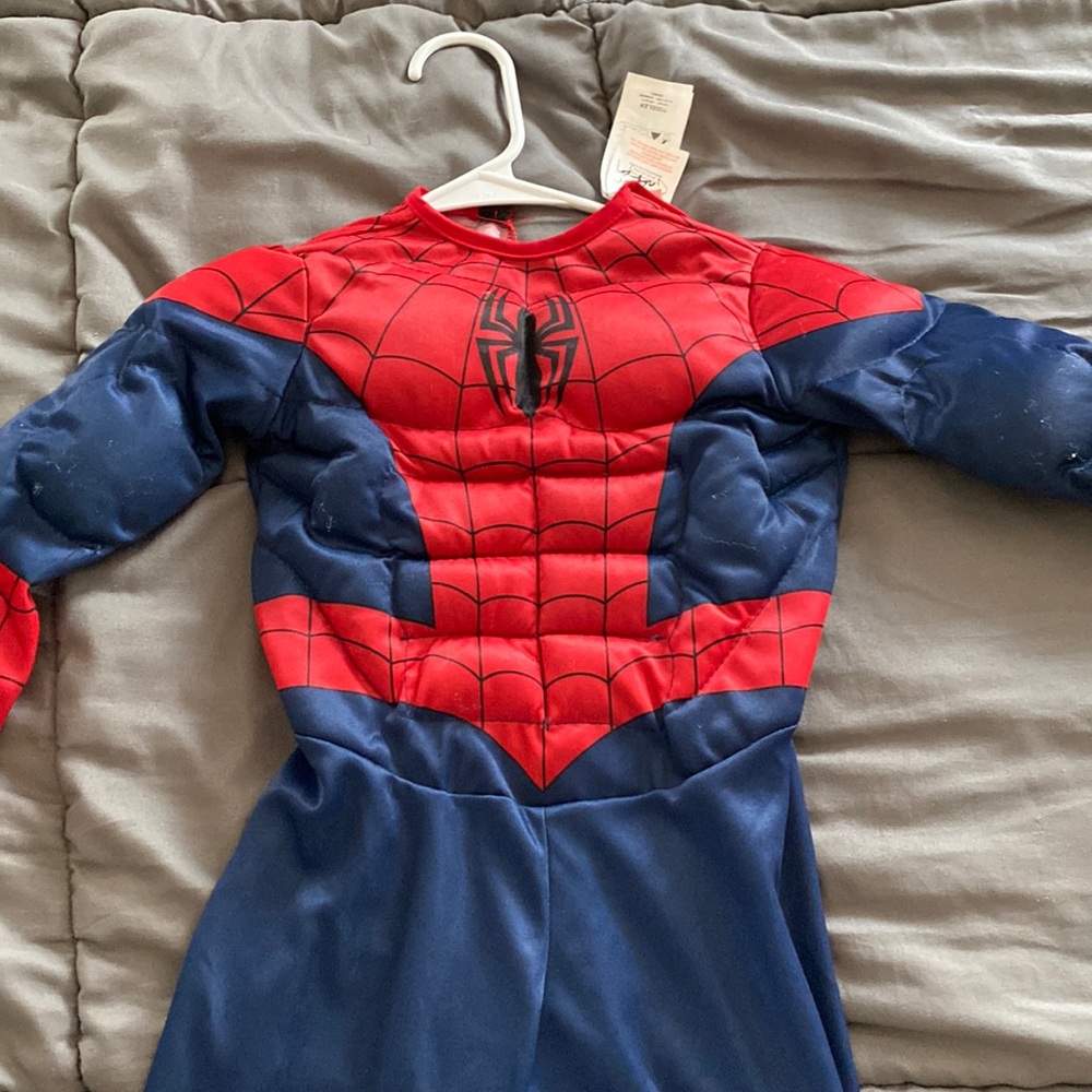 Toddler spyderman costume